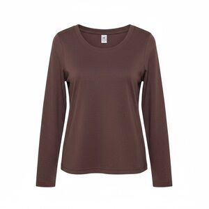 Peruvian Connection Scoop Neck Long Sleeve Tee - sz XL